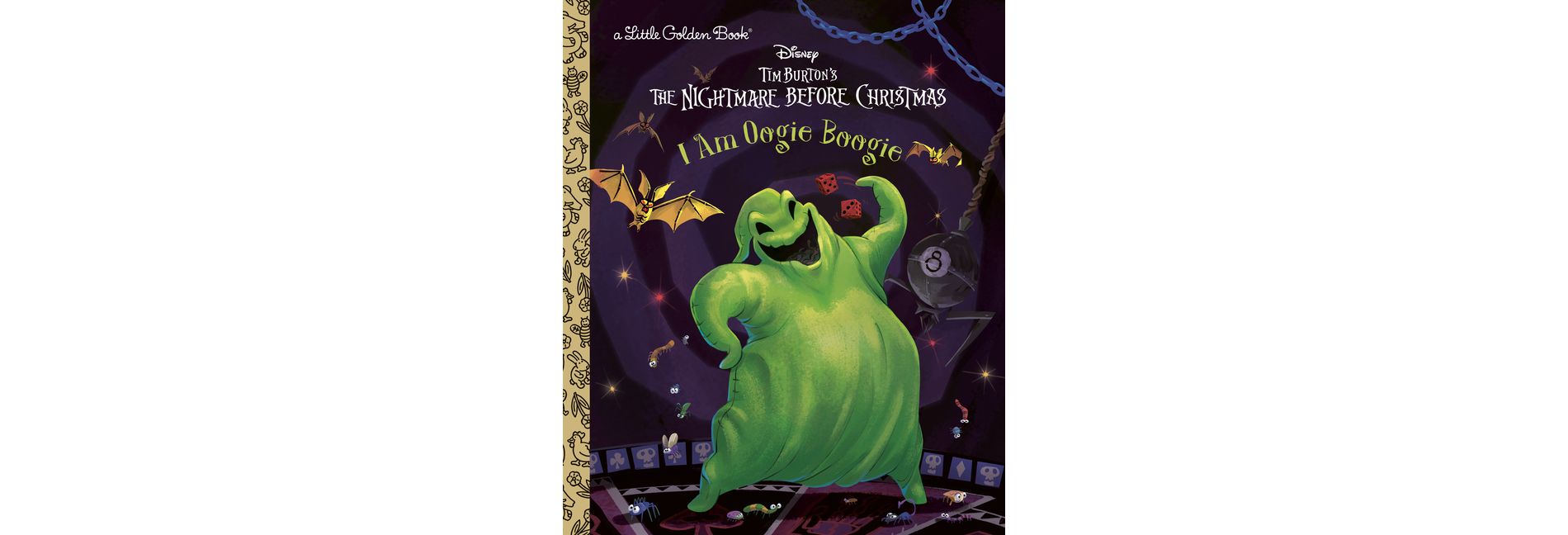 I Am Oogie Boogie (Tim Burton's the Nightmare Before Christmas) - (Little Golden Book) by Matthew J Gilbert (Hardcover)