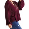 Women's Floral Embroidered Top - PLUS - umgee - 2 of 4