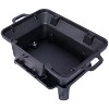 Cesicia Cast Iron Grill Outdoor, Portable Charcoal Grill and Tabletop Cast Iron Skillet, Small Charcoal Grill, Camping Stove, Hibachi Grill - 3 of 4