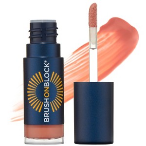 Brush On Block Sun Shine Protective Lip Oil SPF 30, Mineral Protection from UVA/UVB & Blue Light, Hydrating, Cruelty-Free, Gluten-Free, & Vegan - 1 of 4