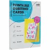 PPD Glossy Printable Greeting Cards with Envelopes 5.5x8.5" 10 sheets 240 gsm for Inkjet Printers - 2 of 4