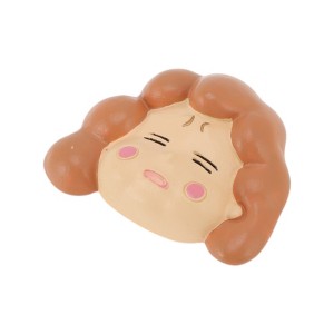 Unique Bargains Decorative Magnets Magnetic Fridge Sticker Irregular Shape Eldest Resin Brown Beige 1Pc - 1 of 3