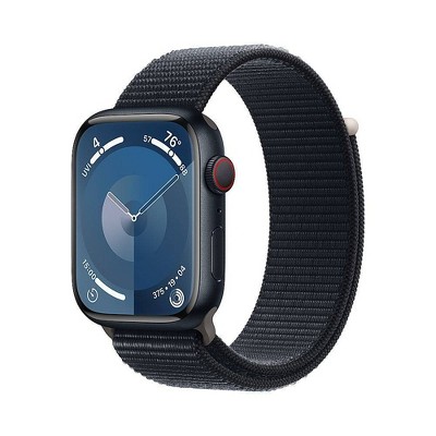 Apple Watch Series 9 Gps Cellular 2023 45mm Midnight Aluminum Case With Midnight Sport Loop Target