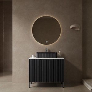NicBex Bathroom Vanity with Sink ,Bathroom Sink Vanity with with Sink Hole Cover and Drain,30 inch Bathroom Sink Cabinet for Bathroom,Black/Green - 1 of 4