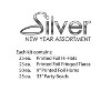 Beistle Silver New Year Asst for 50 Silver - 2 of 2