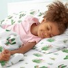 Sweet Jojo Designs Kids' Queen Sheet Set Cactus Floral Pink and Green 4pc - image 2 of 3