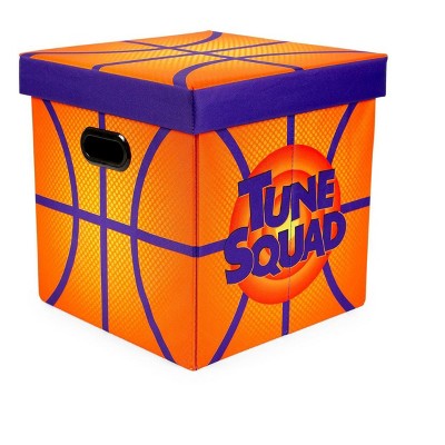 Robe Factory LLC Space Jam: A New Legacy Orange Storage Bin Cube Organizer with Lid | 15 Inches