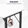 DOMETOUR  Computer Home Office Desk Work Storage Bag and Iron Hook - 3 of 4