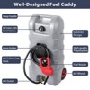Fuel Caddy, 15 Gallon Tank - Heavy-Duty HDPE Fuel Storage with Leak-Proof Valves, Portable Wheels & High-Efficiency Siphon Pump - 4 of 4