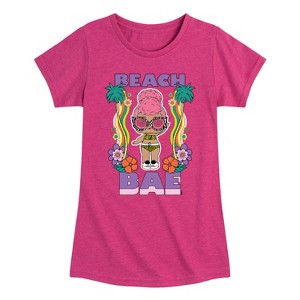 Girls' - LOL Surprise! - Groovy Beach Babe Fitted Short Sleeve Graphic T-Shirt - 1 of 4