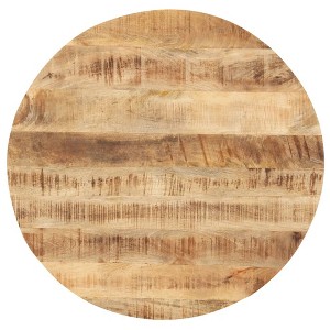 vidaXL Table Top Solid Mango Wood Round 0.98"-1.06" 31.5" - 1 of 4