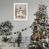 Three Snowman Pals White Framed Wall Art for Living Room, Holiday Wall Art Print for Home Decor, Bedroom Wall Art by Jo Moulton - 3 of 4
