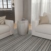 Royal Hampton Serenity Side End Table with 16 Inch Round Mango Wood Top - 2 of 4