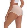 INSPIRE CHIC Women's High-Waisted Butt Lifting Tummy Control Cotton Briefs 4 Packs - 2 of 4