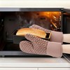 REGALWOVEN Silicone Thick Cotton Lining Heat Resistant Oven Mitts 12.8 x 7.5 Inch Set of 2 - 4 of 4
