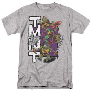 Men's Teenage Mutant Ninja Turtles: Mutant Mayhem Stacked T-Shirt - 1 of 4