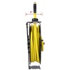 Retractable Air Hose Reel, 1/2"x50' Heavy Duty Steel Reel, Auto Rewind Air Hose Reel, Industrial Grade Rubber Hose - 4 of 4