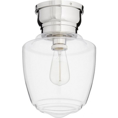 Quorum Lighting 1 - Light Flush Mount in  Polished Nickel