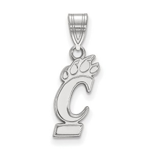 Black Bow Jewelry 14k White Gold Cincinnati Bearcats NCAA Medium Pendant - 1 of 3