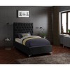 Meridian Furniture,Cruz Velvet Bed - 3 of 4
