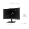 ViewSonic VA1903H 19-Inch WXGA 1366x768p 16:9 Widescreen Monitor with Enhanced View Comfort, Custom ViewModes and HDMI for Home and Office - 3 of 4