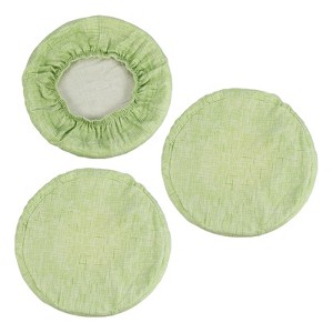Unique Bargains Round Washable Elastic Bar Stool Cover for Dia 12"-14" Chairs 3 Pcs - 1 of 4