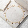 Daisy Flower Choker Necklace - Colorful Gold Plated Delicate Chain, Women's Dainty Fashion Jewelry Gift - 4 of 4