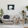 Stupell Industries Beautiful Swan Black Reflection Framed Giclee Art - 3 of 4
