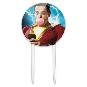 Shazam! Movie Bubblegum Poster Acrylic Cake Topper - 1 of 4