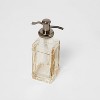 Antique Glass Tall Soap Pump Brown - Threshold™ - image 3 of 4