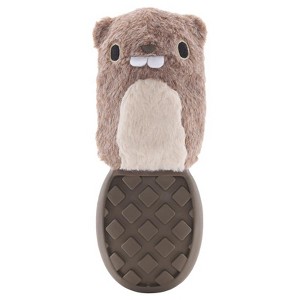 Bark Brown Plush PB Beaver Dog Toy 1 pk (Case of 3) - 1 of 1
