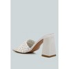Lust Look Braided Satin Block Women Sandals - 2 of 4