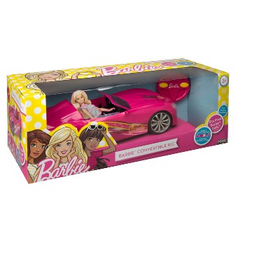 barbie convertible radio controlled car