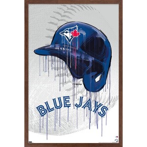 Trends International MLB Toronto Blue Jays - Drip Helmet 22 Framed Wall Poster Prints - 1 of 4