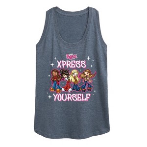 Women's - Bratz - Xpress Yourself Graphic Racerback Tank - 1 of 4