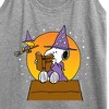 Women's - Peanuts - Sorcerer Snoopy Woodstock Graphic Racerback Tank - 2 of 4