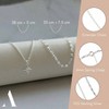 Sterling Silver Star Necklace, 15 - 17 Inches, Star Pendant, Waterproof, Celestial Gift for Her - 3 of 4