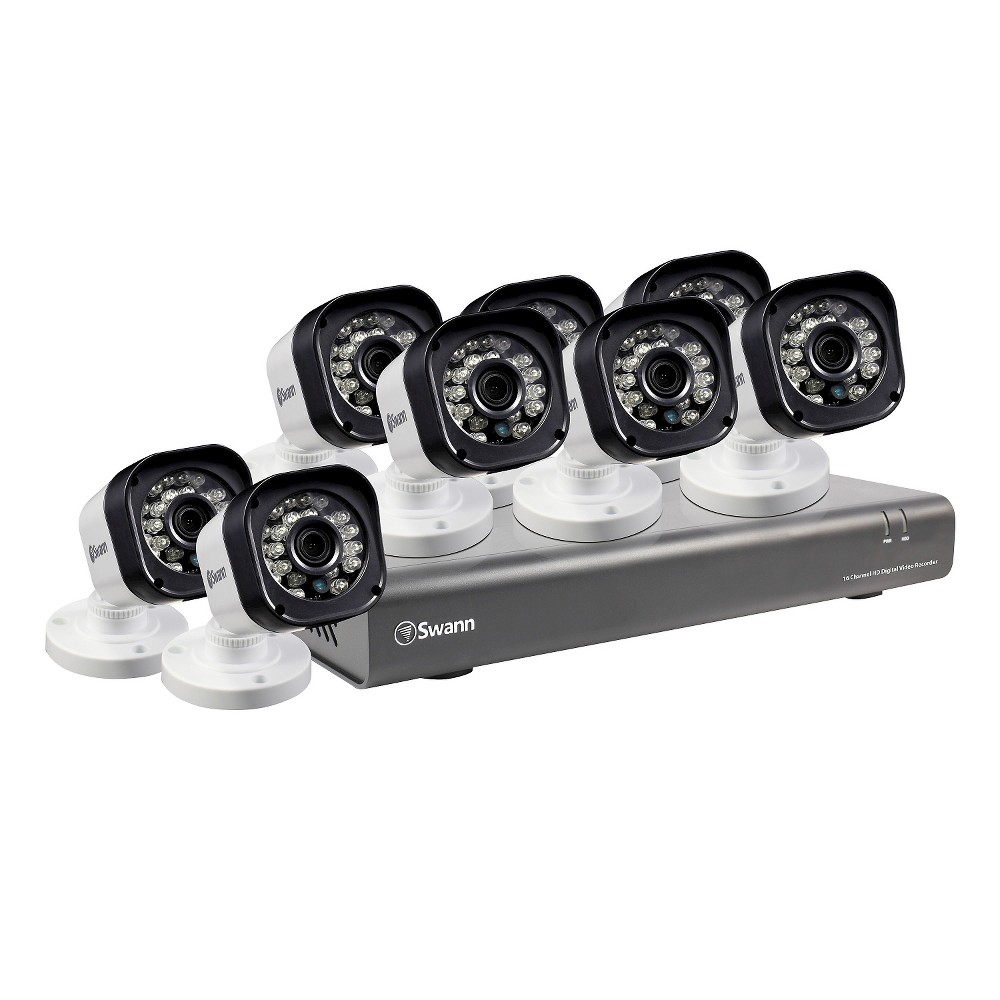 UPC 840236116195 product image for Swann Home Security System - Black/White (SWDVK-167208-US) | upcitemdb.com