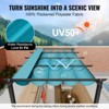 VEVOR 10'x13' Outdoor Retractable Pergola with Canopy, Aluminum Pergola with Retractable Canopy, Modern Pergola with Sun Shade Canopy, Bule - 4 of 4