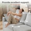 Dyonery Oversized Modular Sectional Sofa, Large L Shaped Sleeper Couch for Living Room, Convertible Modular Couch with Storage Ottoman - 3 of 4