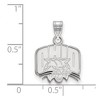 Black Bow Jewelry 14k White Gold Ohio Bobcats NCAA Small Pendant - 2 of 3
