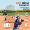 VEVOR I Screen Baseball for Batting Cage, 7x4 ft Baseball Softball Safety Screen, Body Protector Portable Batting Screen with Carry Bag - 3 of 4