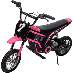 24V Kids Electric Dirt Bike 350W Motor, 3-Speed (5-14.29MPH), Hydraulic Suspension, 135LBS Capacity for Ages 8-12, 90 Min Runtime - 1 of 4