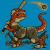 Boy's Design By Humans Fight The Asteroid By LetterQ T-Shirt - 2 of 3