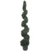 Nearly Natural 5-ft Cedar Spiral Artificial Tree (Indoor/Outdoor) - 2 of 4
