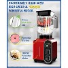Itopfox Commercial Smoothie Blender with 1800W Motor, 52oz Pitcher, 9 Speeds, Stainless Steel Blade, Self-Cleaning & Pulse Function for Kitchen - 2 of 4
