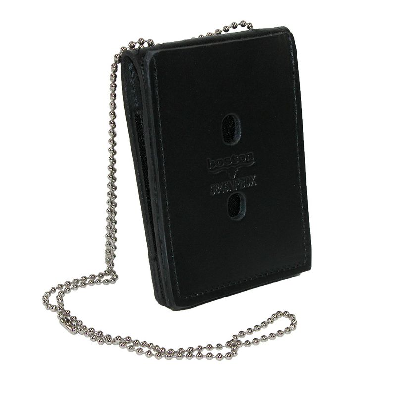 Boston Leather Leather Deluxe ID and Badge Holder Wallet, 1 of 4