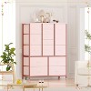 15 Drawer Dresser for Bedroom, Fabric Storage Drawer, with Side Pockets, Hooks - 2 of 4