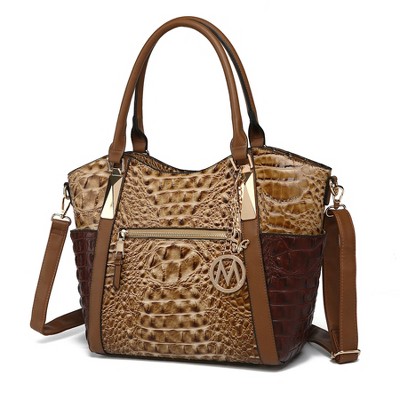 MKF Collection Janise Women's Croc Embossed Tote Bag by Mia K