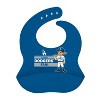BabyFanatic Officially Licensed Unisex Silicone Baby Bib - MLB Los Angeles Dodgers - 2 of 3